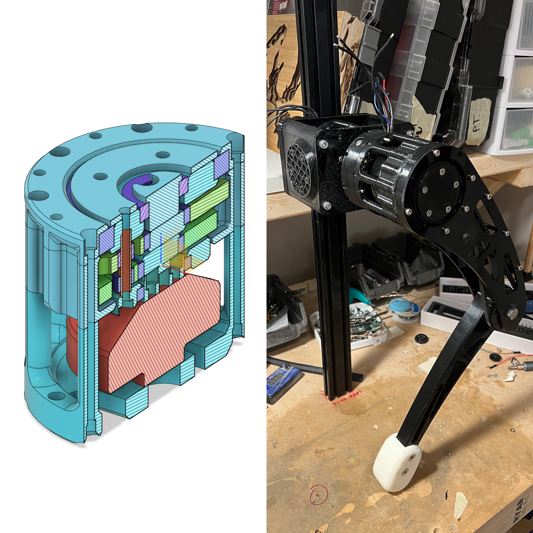 Design and Testing a 3D Printed Cycloidal Robot Actuator